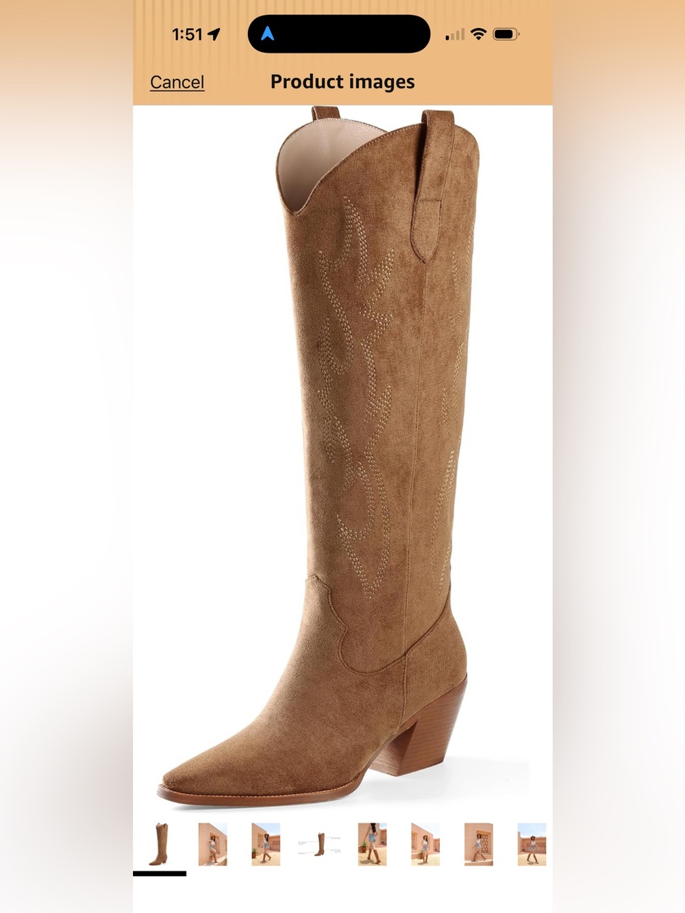 Classic Women's Tall Suede Boot - Brown